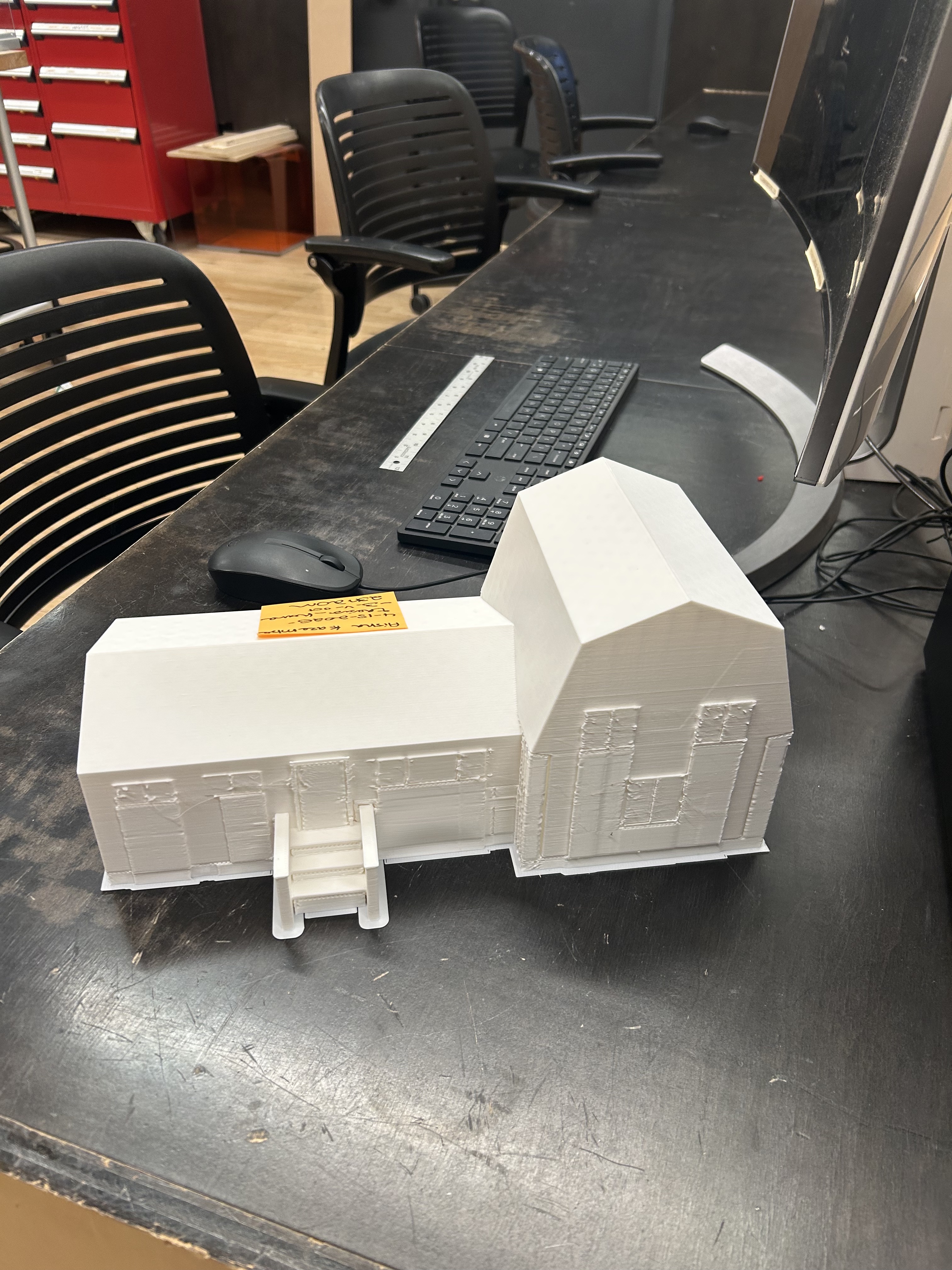 Second 3D print — larger scale